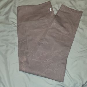 ZYIA Mauve High-Waisted Leggings